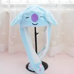 Gorro BT21 Pelúcia com Orelhas Longas - (Importado ✈️) - SEM TAXA