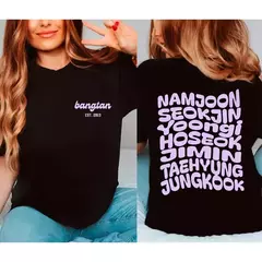 Camiseta Bangtan BTS - (ESTOQUE BRASIL)
