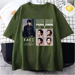 Camiseta PARK Jimin FACE BTS Aesthetic - (ESTOQUE BRASIL) - loja online