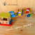 Carreta Pedagógica Cegonha - Guincho 3 carros - Amantes da Educação - Brinquedos Montessori, Waldorf, Pikler e Reggio Emilia