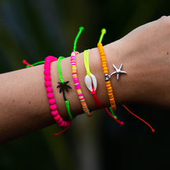 Pulseira Búzio Neon - comprar online