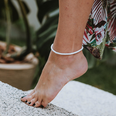 Tornozeleira White Sand - Ei, Guapa! | Pulseiras, chokers, tornozeleiras e acessórios