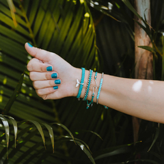 Mix Caraíva Azul - Ei, Guapa! | Pulseiras, chokers, tornozeleiras e acessórios