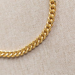 Choker Corrente Elos Grumet 7mm Banhada à Ouro 18k - comprar online