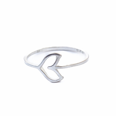 Anel Rabo de Baleia / Sereia Prata 925 - comprar online