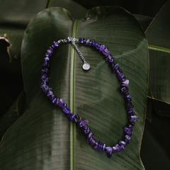 Choker Ametista - Ei, Guapa! | Pulseiras, chokers, tornozeleiras e acessórios