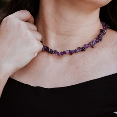 Choker Ametista