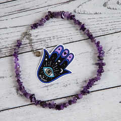 Choker Ametista