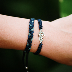 Pulseira Hamsá Prata