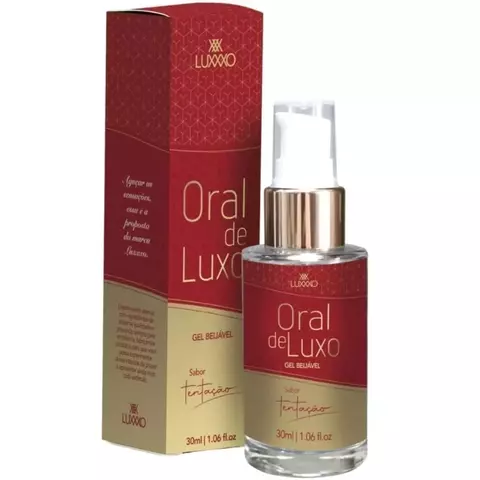 ORAL DE LUXO Sabor Morango - Tentação - LUXXXO Cosmetics
