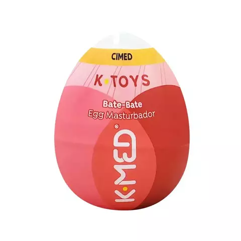 K-TOYS CIMED BATE-BATE EGG MASTURBADOR VERMELHO