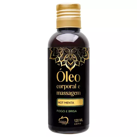 ÓLEO DE MASSAGEM 120G - HOT MENTA