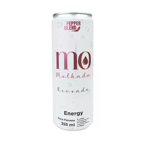 ENERGÉTICO ESTIMULANTE REVOADA COM MACA PERUANA LINHA MO MOLHADA 355ML PEPPER BLEND