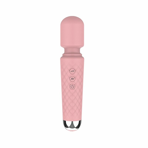 Varinha Mágica 20 Vibrações Recarregável Rosa