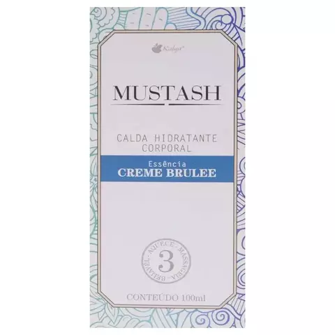 Mustash Calda Comestível & Hidratante 100Ml Kalya - CREME BRULEE