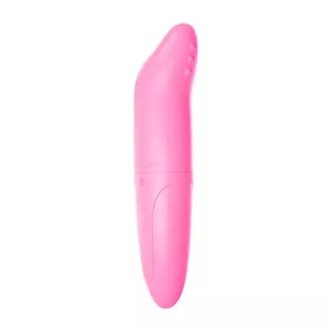 VIBRADOR PONTO G GOLFINHO COM TEXTURA PINK