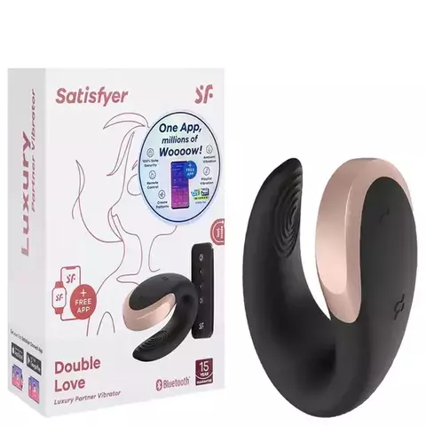 SATISFYER Double Love Black Edition
