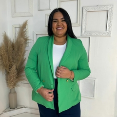Blazer Plus Size Verde