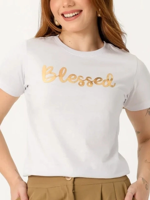 T-Shirt Blesses Dourada