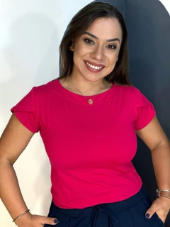 Blusa Manga Tulipa Cecilia Pink