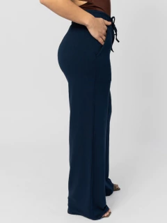 Calça Pantalona de Moletinho Ale Azul na internet