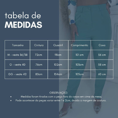Calça Reta Alfaiataria Verde - comprar online