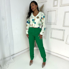 Calça Reta Kim Verde
