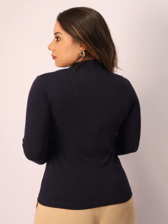 Imagem do Blusa Manga Longa Gola Alta Leonor Preto