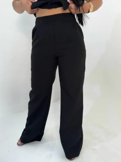 Conjunto de Calça e Colete Polly Preto - Mala e Cuia