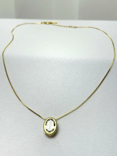 Colar Zircônia Oval na internet