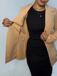 Blazer Acinturado Alongado Martina - Mala e Cuia