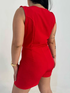 Macaquinho Transpassado Vermelho - comprar online