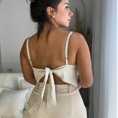 Cropped de Alça Linho na internet