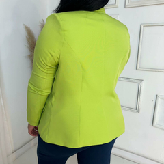 Blazer Plus Size Verde Lima - comprar online