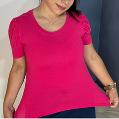 Blusa Manga Princesa Nati Pink - Mala e Cuia