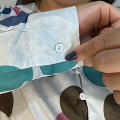 Camisa Bolinhas Coloridas Rosa - loja online