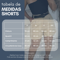 Shorts Alfaiataria Romênia Nude - comprar online