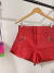 Shorts Animale couro 38 - comprar online
