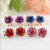 Brincos Moda Flor de Strass Clipe Cuff Envoltório