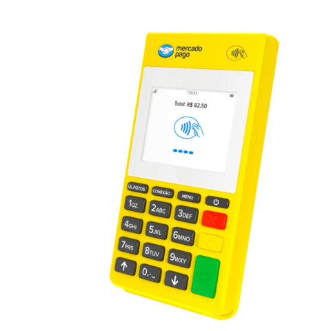Maquininha Cartão Mercado pago com Wifi, Chip não precisa Celular, Plano De Dados Grátis