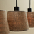 Colgante de Arpillera de 3 Luces - Venzar-Deco