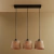 Colgante de Arpillera de 3 Luces en internet