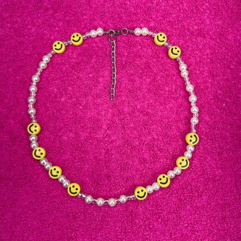 Colar Smile pérolas