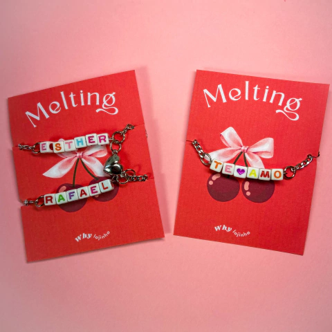 Pulseira Letrinhas personalizável | Coleção Melting