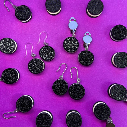 brinco biscoito oreo