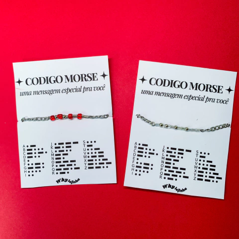 Pulseira Código Morse | Coleção Melting