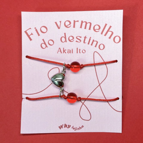 Pulseira Akai ito | fio do destino | Coleção Melting