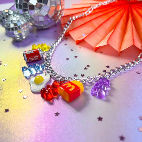 Colar fun food | Coleção Carnaval - comprar online