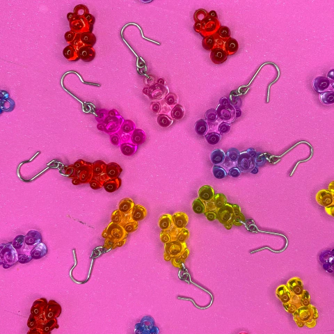 brinco urso gummy bear