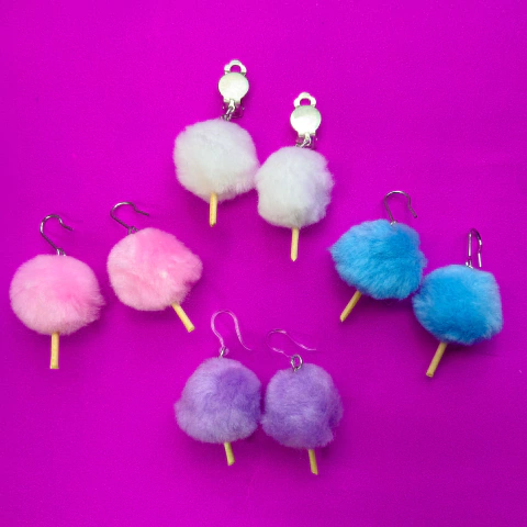 brinco algodão doce